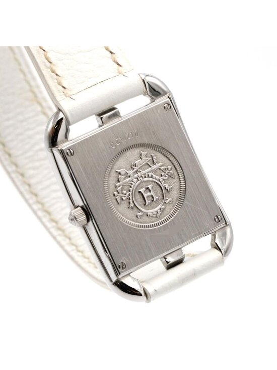 Hermes Capecod Double Tour SS Quartz Watch
